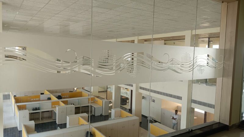 Commercial Designer Glass Film Installation Dwarka